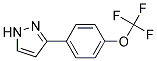 3-[4-(TRIFLUOROMETHOXY)PHENYL]PYRAZOL Struktur