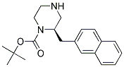 (R)-2-NAPHTHALEN-2-YLMETHYL-PIPERAZINE-1-CARBOXYLIC ACID TERT-BUTYL ESTER Struktur