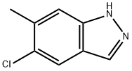 5-CHLORO-6-METHYL (1H)INDAZOLE Struktur