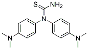 N,N-BIS(4-DIMETHYLAMINOPHENYL) THIOUREA Struktur