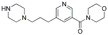 4-([5-(3-PIPERAZIN-1-YLPROPYL)PYRIDIN-3-YL]CARBONYL)MORPHOLINE Struktur