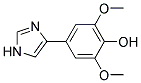 4-(1H-IMIDAZOL-4-YL)-2,6-DIMETHOXY-PHENOL Struktur