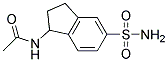 N-(5-SULFAMOYL-INDAN-1-YL)-ACETAMIDE Struktur