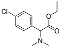 (4-CHLORO-PHENYL)-DIMETHYLAMINO-ACETIC ACID ETHYL ESTER Struktur