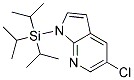 5-CHLORO-1-TRIISOPROPYLSILANYL-1H-PYRROLO[2,3-B]PYRIDINE Struktur