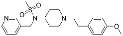 N-(1-[2-(4-METHOXYPHENYL)ETHYL]PIPERIDIN-4-YL)-N-(PYRIDIN-3-YLMETHYL)METHANESULFONAMIDE Struktur