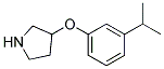 3-(3-ISOPROPYLPHENOXY)PYRROLIDINE Struktur