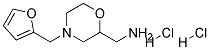 C-(4-FURAN-2-YLMETHYL-MORPHOLIN-2-YL)-METHYLAMINE DIHYDROCHLORIDE Struktur