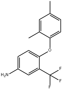 4-(2,4-DIMETHYLPHENOXY)-3-(TRIFLUOROMETHYL)ANILINE Struktur