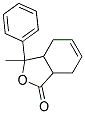 3-METHYL-3-PHENYL-3A,4,7,7A-TETRAHYDRO-3H-ISOBENZOFURAN-1-ONE Struktur