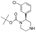 (S)-2-(3-CHLORO-PHENYL)-PIPERAZINE-1-CARBOXYLIC ACID TERT-BUTYL ESTER Struktur
