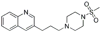 3-(3-[4-(METHYLSULFONYL)PIPERAZIN-1-YL]PROPYL)QUINOLINE Struktur