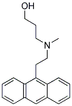 3-(ANTHRACEN-9-YLMETHYL-ETHYL-AMINO)-PROPAN-1-OL Struktur