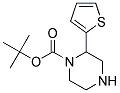 2-THIOPHEN-2-YL-PIPERAZINE-1-CARBOXYLIC ACID TERT-BUTYL ESTER Struktur