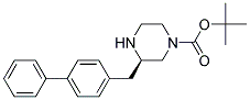 (R)-3-BIPHENYL-4-YLMETHYL-PIPERAZINE-1-CARBOXYLIC ACID TERT-BUTYL ESTER Struktur