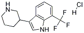 3-(PIPERIDIN-3-YL)-7-(TRIFLUOROMETHYL)-1H-INDOLE HYDROCHLORIDE Struktur