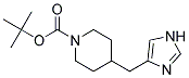 4-(IMIDAZOL-4-YLMETHYL)PIPERIDINE-1-CARBOXYLIC ACID TERT-BUTYL ESTER Struktur