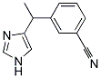 3-[1-(1H-IMIDAZOL-4-YL)-ETHYL]-BENZONITRILE Struktur