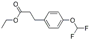 3-(4-DIFLUOROMETHOXY-PHENYL)-PROPIONIC ACID ETHYL ESTER Struktur