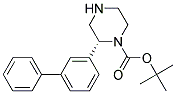 (R)-2-BIPHENYL-3-YL-PIPERAZINE-1-CARBOXYLIC ACID TERT-BUTYL ESTER Struktur