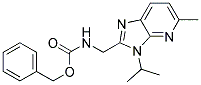 (3-ISOPROPYL-5-METHYL-3H-IMIDAZO[4,5-B]PYRIDIN-2-YLMETHYL)-CARBAMIC ACID BENZYL ESTER Struktur