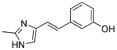 3-[2-(2-METHYL-1H-IMIDAZOL-4-YL)-VINYL]-PHENOL Struktur