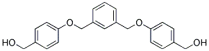 (4-[3-(4-HYDROXYMETHYL-PHENOXYMETHYL)-BENZYLOXY]-PHENYL)-METHANOL Struktur