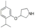 3-(2-ISOPROPYL-5-METHYLPHENOXY)PYRROLIDINE Struktur