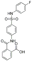 N-[4-(4-FLUORO-PHENYLSULFAMOYL)-PHENYL]-PHTHALAMIC ACID Struktur