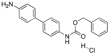 (4'-AMINO-BIPHENYL-4-YL)-CARBAMIC ACID BENZYL ESTER HYDROCHLORIDE Struktur