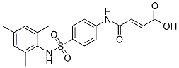 3-[4-(2,4,6-TRIMETHYL-PHENYLSULFAMOYL)-PHENYLCARBAMOYL]-ACRYLIC ACID Struktur