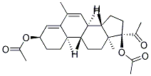 ACETIC ACID (3R,8R,9S,10R,13S,14S,17R)-3-ACETOXY-17-ACETYL-6,10,13-TRIMETHYL-2,3,8,9,10,11,12,13,14,15,16,17-DODECAHYDRO-1H-CYCLOPENTA[A]PHENANTHREN-17-YL ESTER Struktur