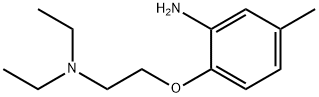 N-[2-(2-AMINO-4-METHYLPHENOXY)ETHYL]-N,N-DIETHYLAMINE Struktur