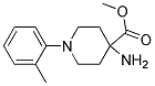 METHYL 4-AMINO-1-O-TOLYLPIPERIDINE-4-CARBOXYLATE Struktur