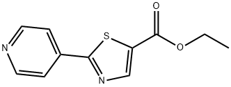 2-PYRIDIN-4-YL-THIAZOLE-5-CARBOXYLIC ACID ETHYL ESTER Struktur