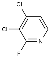 3,4-DICHLORO-2-FLUORO-PYRIDINE Struktur