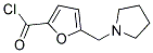5-(PYRROLIDIN-1-YLMETHYL)-2-FUROYL CHLORIDE Struktur