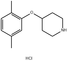 4-(2,5-DIMETHYLPHENOXY)PIPERIDINE Struktur