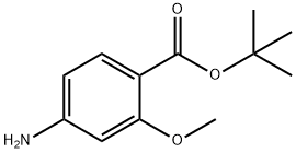 TERT-BUTYL 4-AMINO-2-METHOXYBENZOATE Struktur