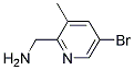 C-(5-BROMO-3-METHYL-PYRIDIN-2-YL)-METHYLAMINE Struktur