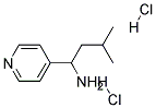 3-METHYL-1-PYRIDIN-4-YL-BUTYLAMINE DIHYDROCHLORIDE Struktur