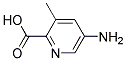 5-AMINO-3-METHYL-PYRIDINE-2-CARBOXYLIC ACID Struktur