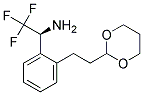 (S)-1-[2-(2-[1,3]DIOXAN-2-YL-ETHYL)-PHENYL]-2,2,2-TRIFLUORO-ETHYLAMINE Struktur