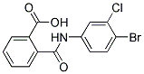 N-(4-BROMO-3-CHLORO-PHENYL)-PHTHALAMIC ACID Struktur