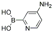 4-AMINOPYRIDIN-2-YL-2-BORONIC ACID Struktur