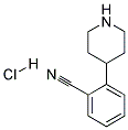 2-(PIPERIDIN-4-YL)BENZONITRILE HYDROCHLORIDE Struktur