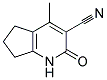 4-METHYL-2-OXO-2,5,6,7-TETRAHYDRO-1H-CYCLOPENTA[B]PYRIDINE-3-CARBONITRILE Struktur