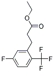 3-(5-FLUORO-2-TRIFLUOROMETHYL-PHENYL)-PROPIONIC ACID ETHYL ESTER Struktur