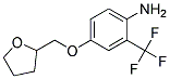 4-(TETRAHYDRO-2-FURANYLMETHOXY)-2-(TRIFLUOROMETHYL)ANILINE Struktur