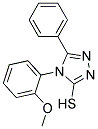 4-(2-METHOXYPHENYL)-5-PHENYL-4H-1,2,4-TRIAZOLE-3-THIOL Struktur